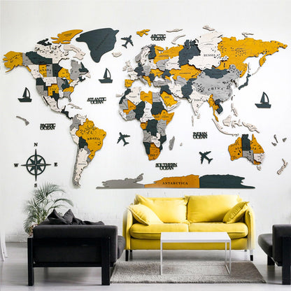 3D LED World Map – Medium
