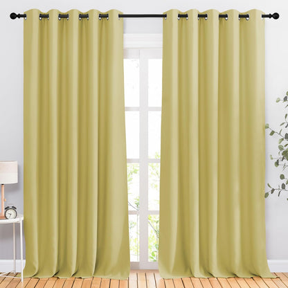 NICETOWN Gray Blackout Curtains for Bedroom