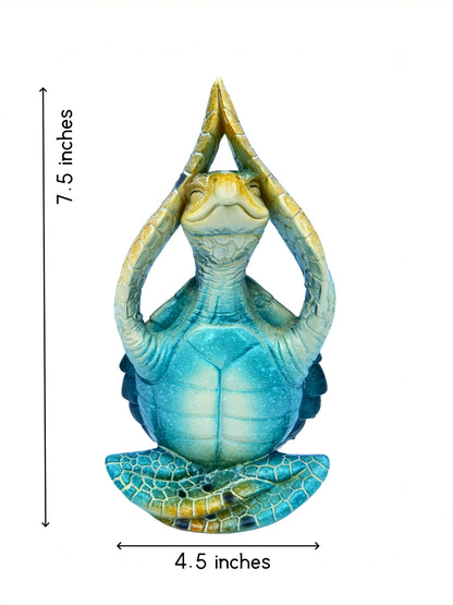VVGIFTS Sea Turtle Yoga Statue
