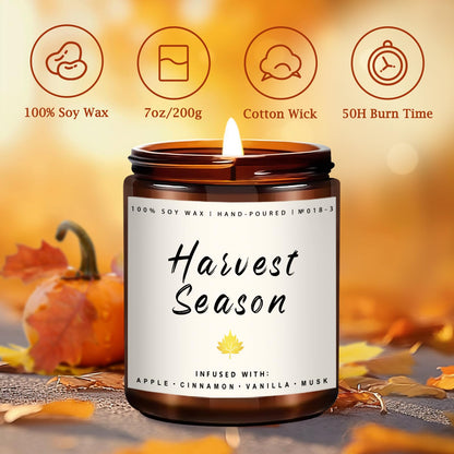 Auelife 4-Pack Fall Scented Candles