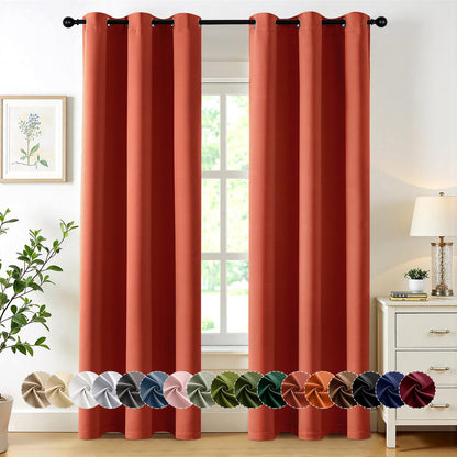 Blackout Curtains – Sage Green, 40"x63", 2 Panels