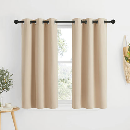 NICETOWN Gray Blackout Curtains for Bedroom