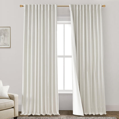 Boho Blackout Curtains Cream 70x90, 2 Panels
