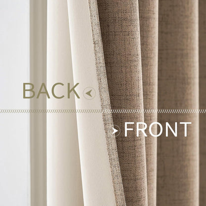 MIULEE Blackout Curtains 52x72, 2 Panels