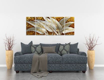 BATRENDY ARTS Silver Tree Wall Art