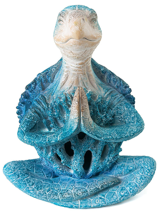 VVGIFTS Sea Turtle Yoga Statue