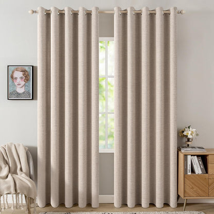 MIULEE Blackout Curtains 52x72, 2 Panels