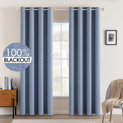 MIULEE Blackout Curtains 52x72, 2 Panels