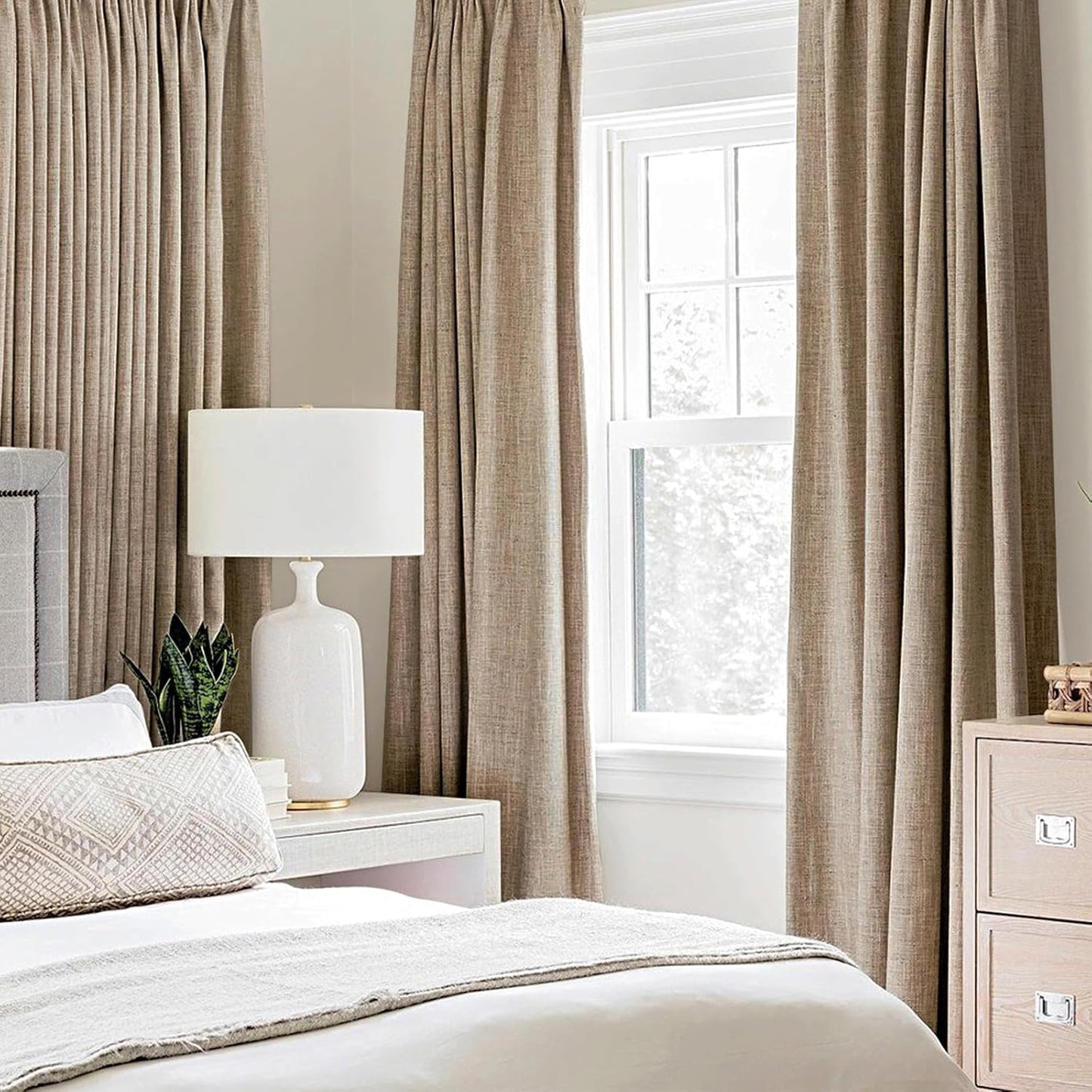 MIULEE Blackout Curtains 52x72, 2 Panels