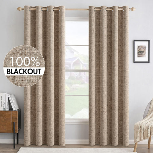 MIULEE Blackout Curtains 52x72, 2 Panels