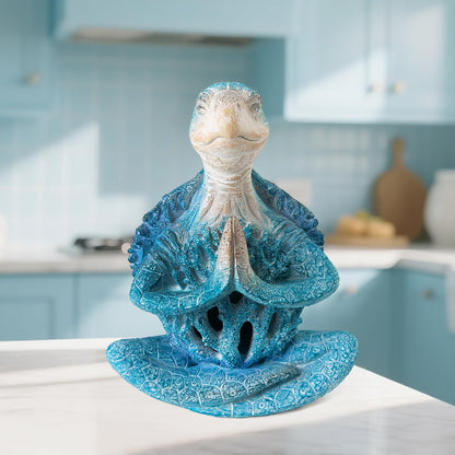 VVGIFTS Sea Turtle Yoga Statue