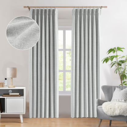 WEST LAKE Blackout Curtains 40x90" Blue, 2 Panels