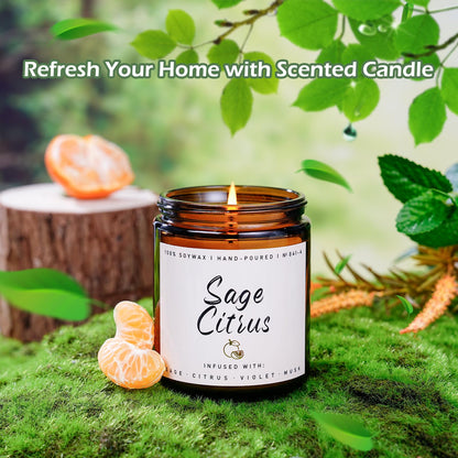 Auelife 4-Pack Fall Scented Candles