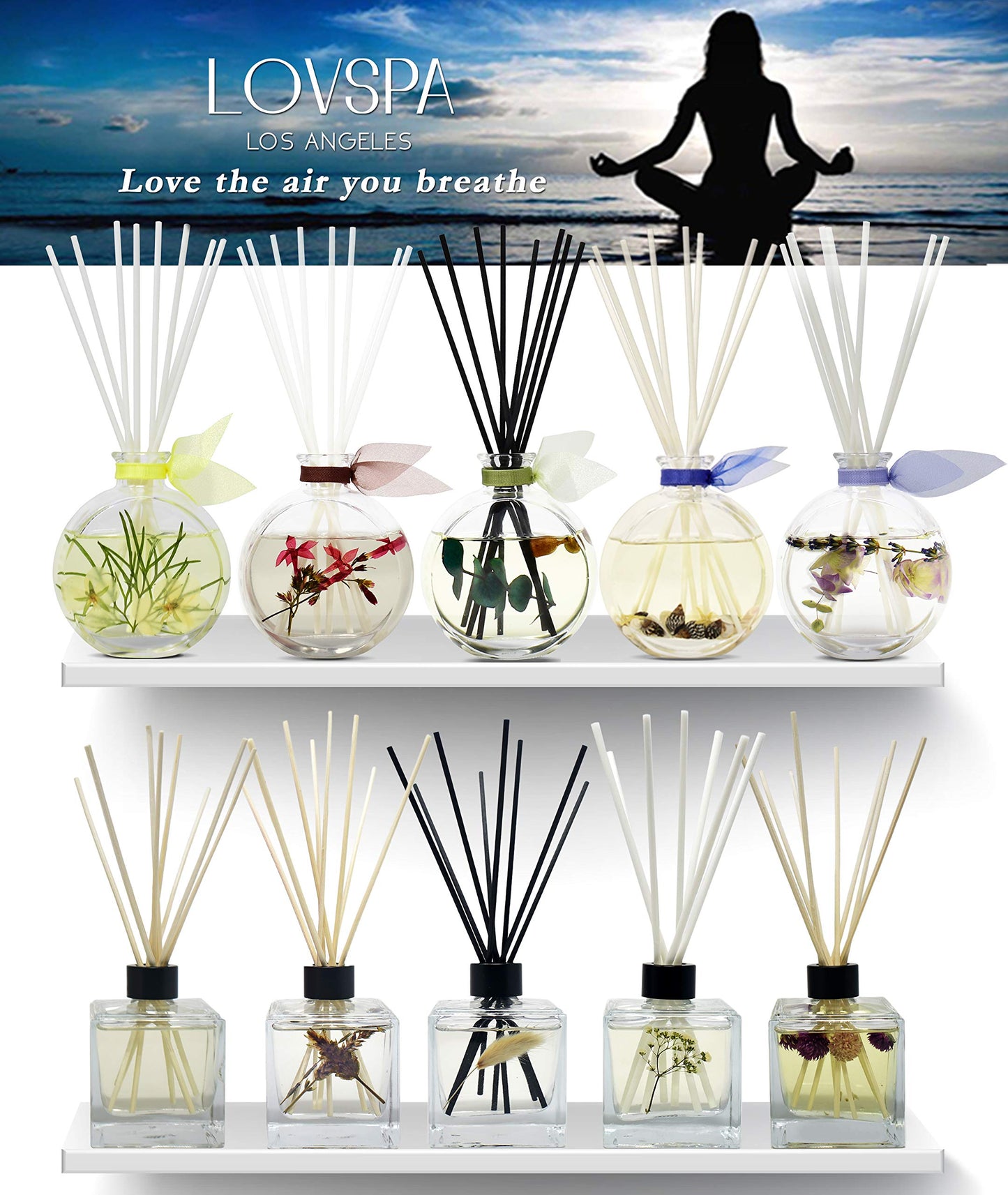 LOVSPA Lavender Eucalyptus Reed Diffuser