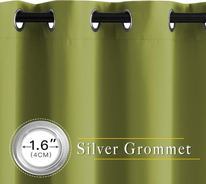 NICETOWN Gray Blackout Curtains for Bedroom