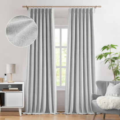 WEST LAKE Blackout Curtains 40x90" Blue, 2 Panels