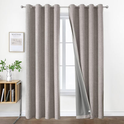 Joydeco Blackout Curtains 96", 2 Panels