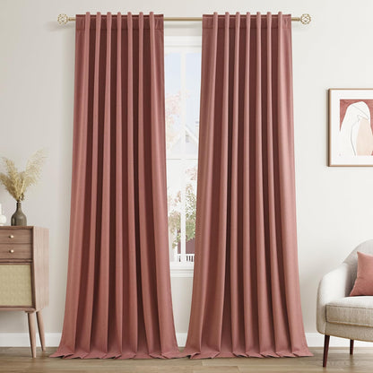 Cream Linen Blackout Curtains – 2 Panels