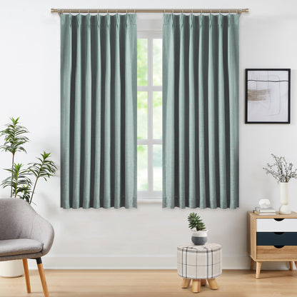 WEST LAKE Blackout Curtains 40x90" Blue, 2 Panels