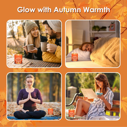 Fall Candles – 36oz (4×9oz) Soy Candles