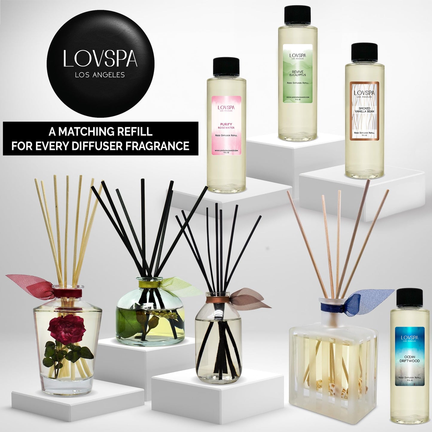 LOVSPA Lavender Eucalyptus Reed Diffuser