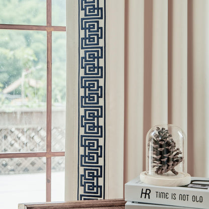 Beige Pinch Pleat Curtains 50x84