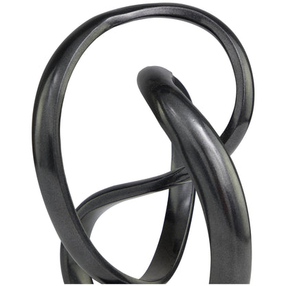 Deco 79 Abstract Sculpture 62" Black