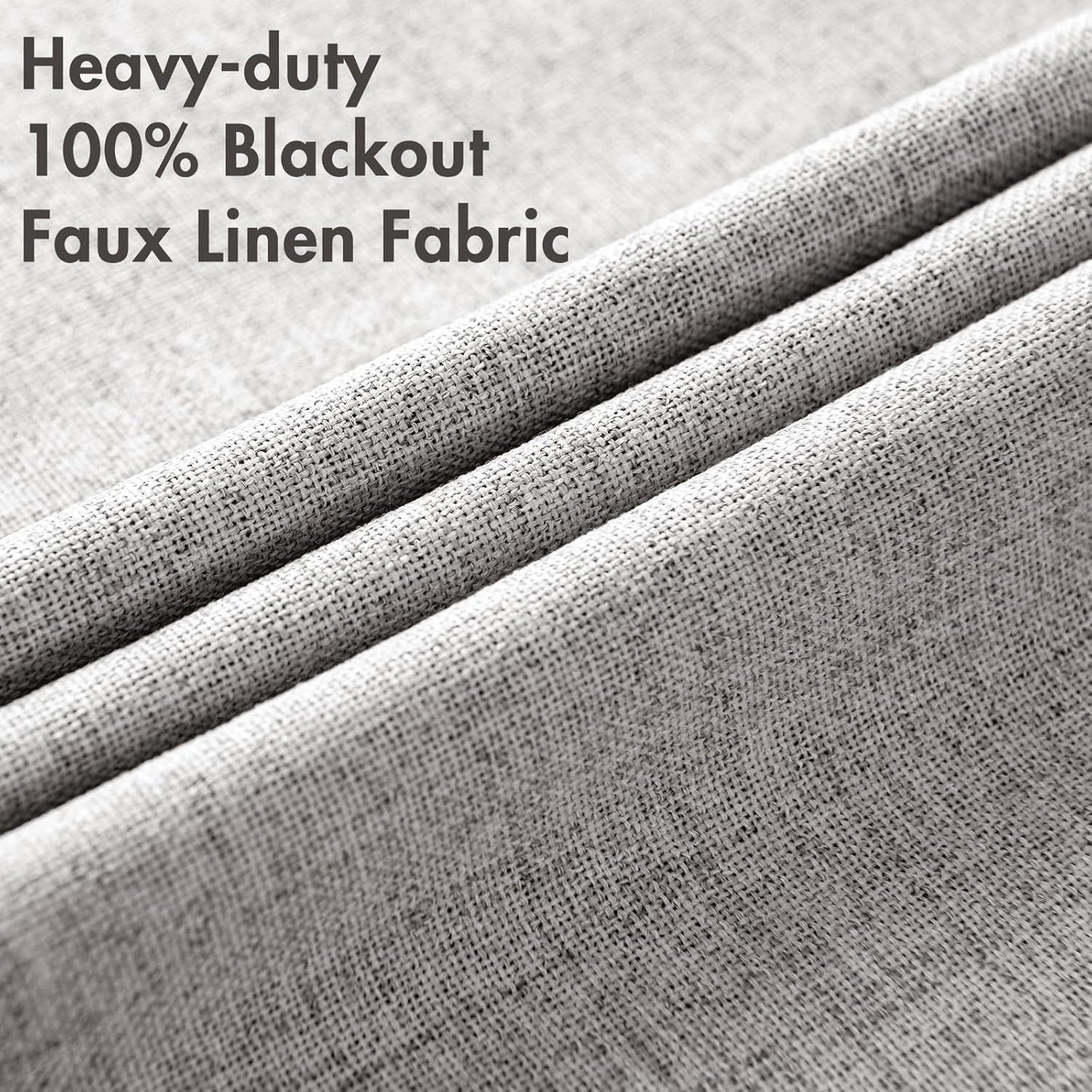 MIULEE Blackout Curtains 52x72, 2 Panels