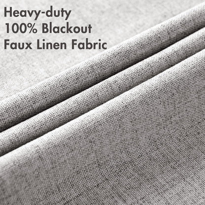 MIULEE Blackout Curtains 52x72, 2 Panels
