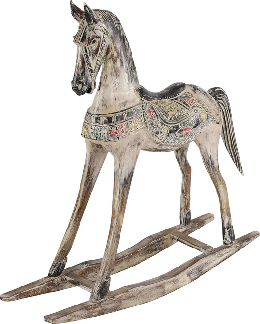 Deco 79 Rocking Horse Statue 40"
