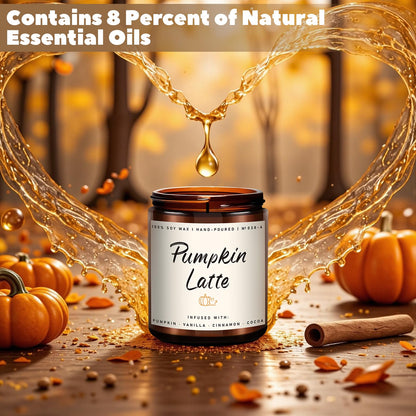 Auelife 4-Pack Fall Scented Candles