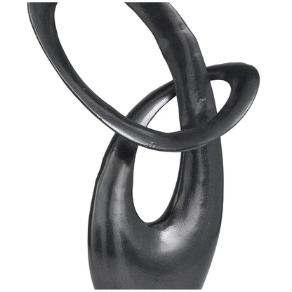 Deco 79 Abstract Sculpture 62" Black