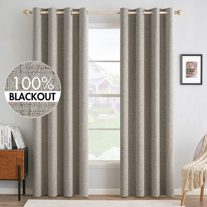 MIULEE Blackout Curtains 52x72, 2 Panels