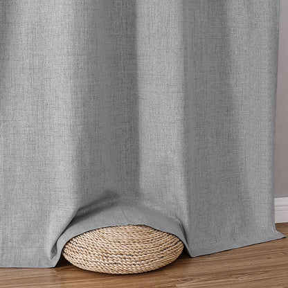Urban Lotus Blackout Curtains 52x84" Beige, 2 Panels