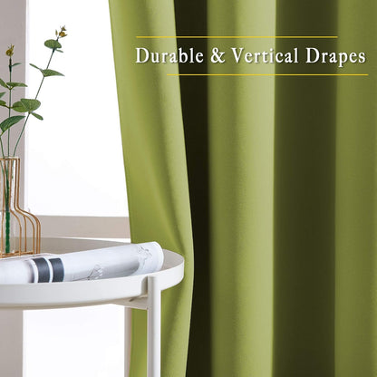 NICETOWN Gray Blackout Curtains for Bedroom