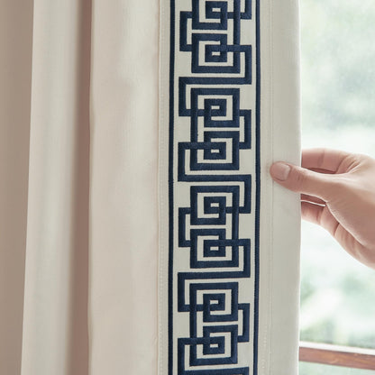 Beige Pinch Pleat Curtains 50x84