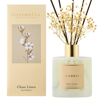 Cocorrína Clean Linen Reed Diffuser 6.7oz