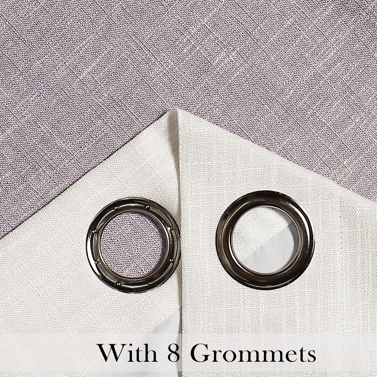 Ombre Blackout Curtains 50x84" Gray, 2 Panels