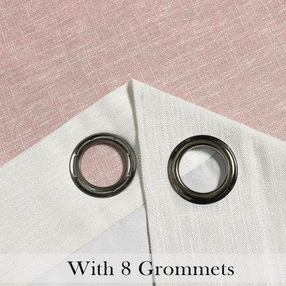 Ombre Blackout Curtains 50x84" Gray, 2 Panels