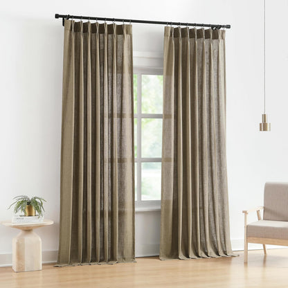 Pinch Pleat Sheer Curtains 42x95, 2 Panels