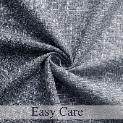 Ombre Blackout Curtains 50x84" Gray, 2 Panels