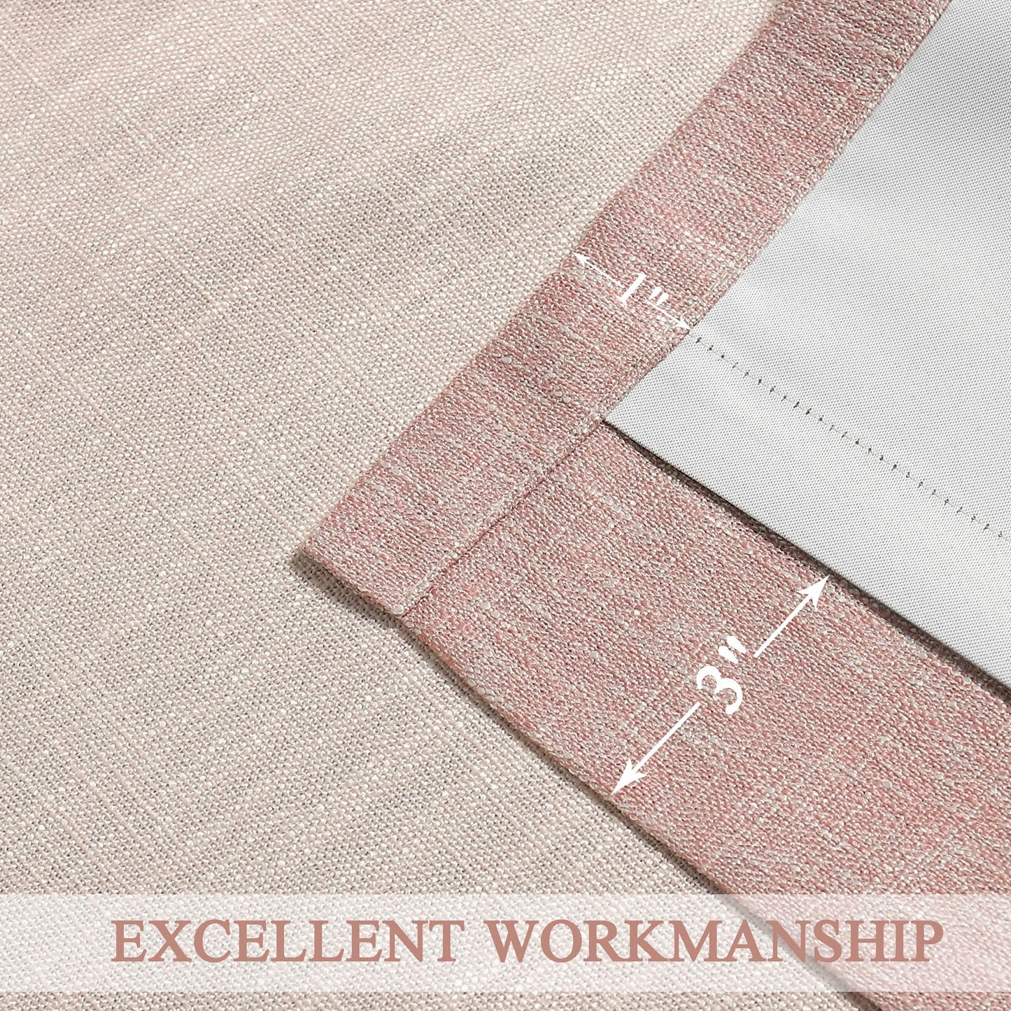 Ombre Blackout Curtains 50x84" Gray, 2 Panels