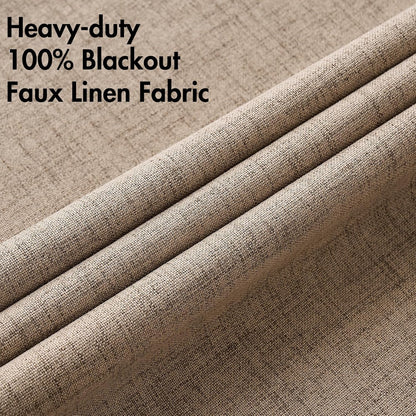 MIULEE Blackout Curtains 52x72, 2 Panels