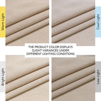 NICETOWN Linen Curtains 52x108" 2 Panels