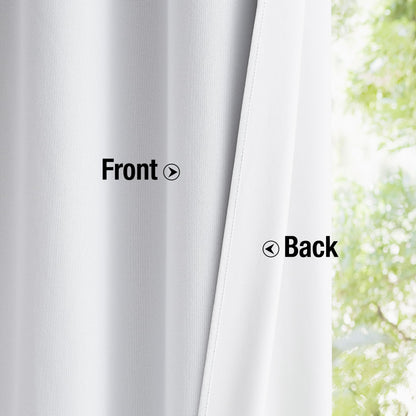 Urban Lotus Blackout Curtains 52x84" Beige, 2 Panels