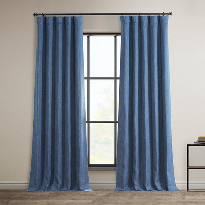 HPD Faux Linen Curtain 100x96" Birch, 1 Panel