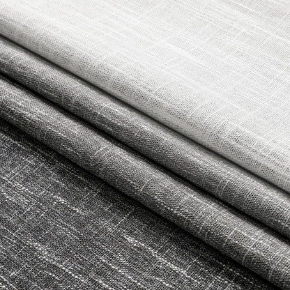 Ombre Blackout Curtains 50x84" Gray, 2 Panels