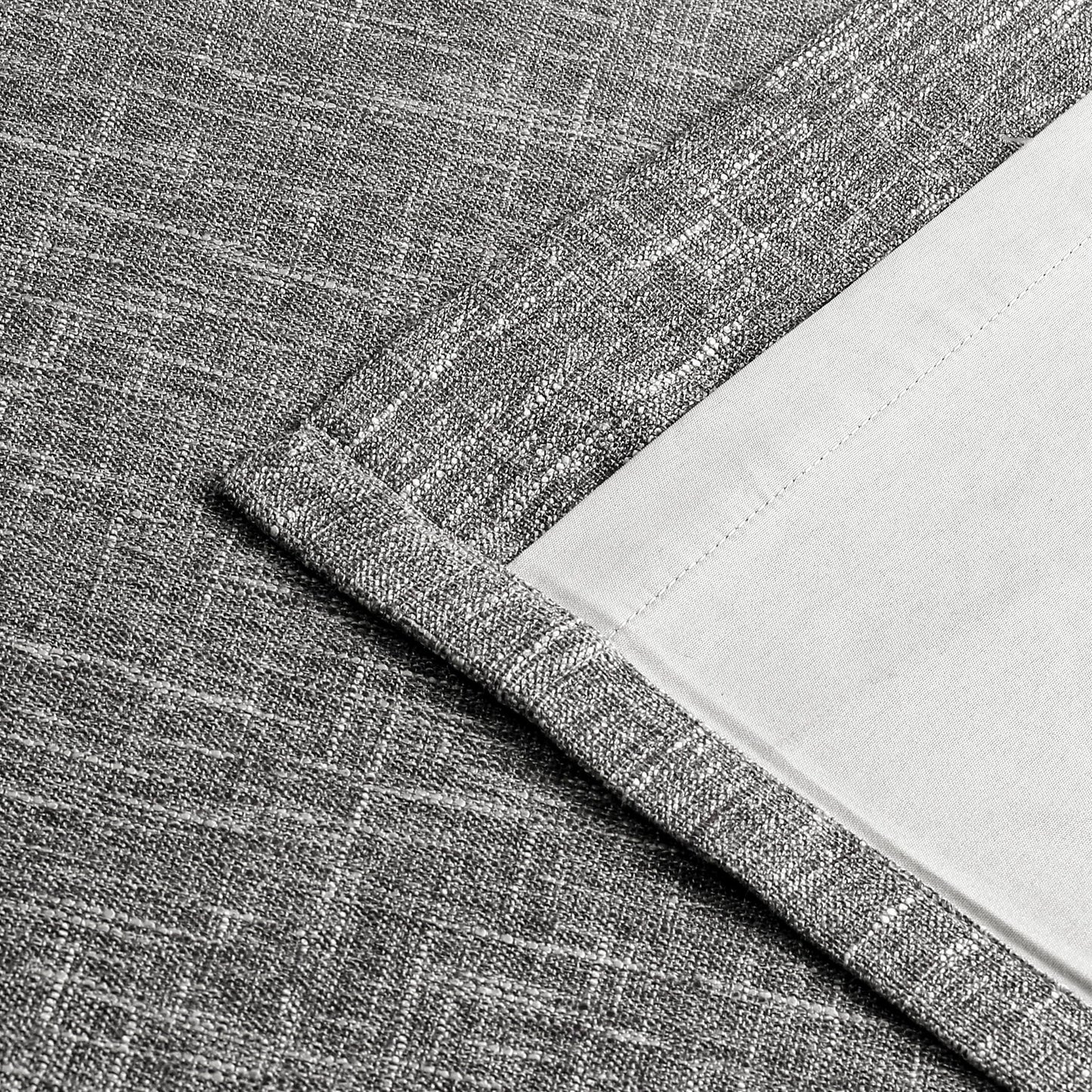 Ombre Blackout Curtains 50x84" Gray, 2 Panels