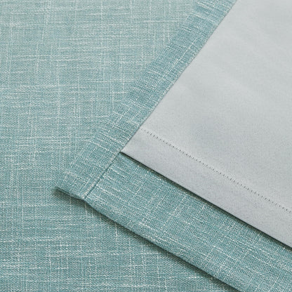 Ombre Blackout Curtains 50x84" Gray, 2 Panels